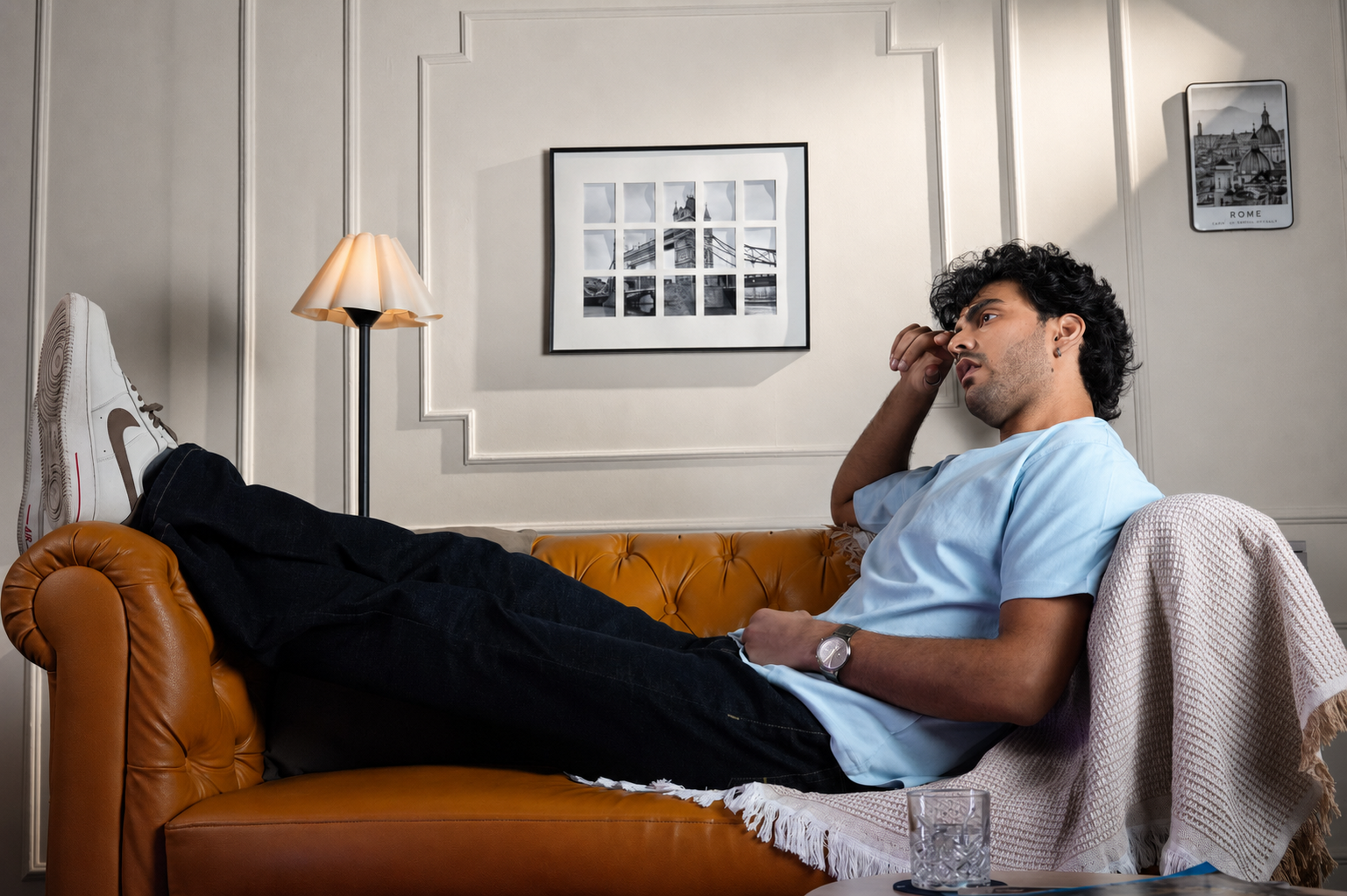 The Everyday Oversized Tee - Lite Blue