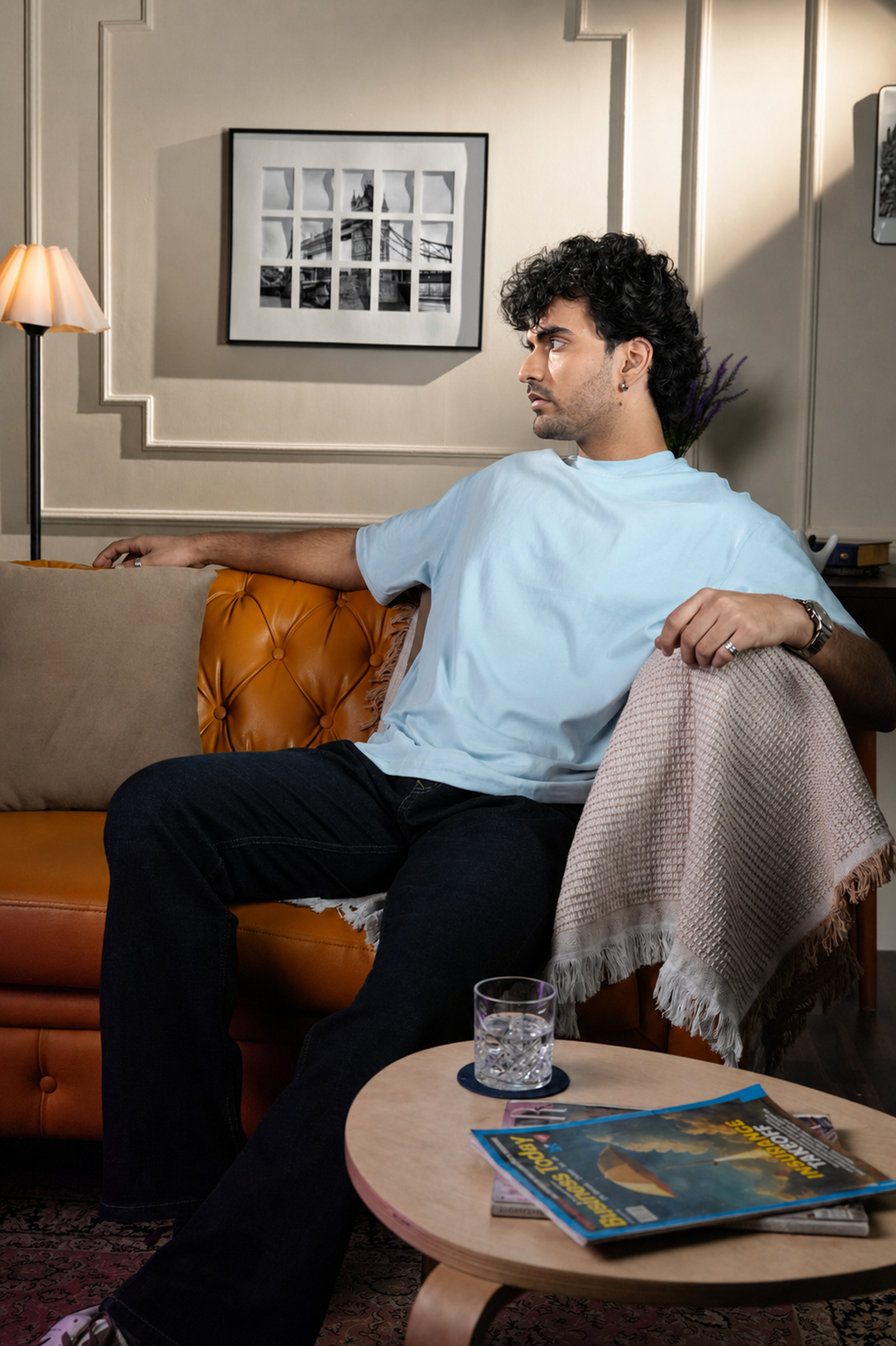 The Everyday Oversized Tee - Lite Blue
