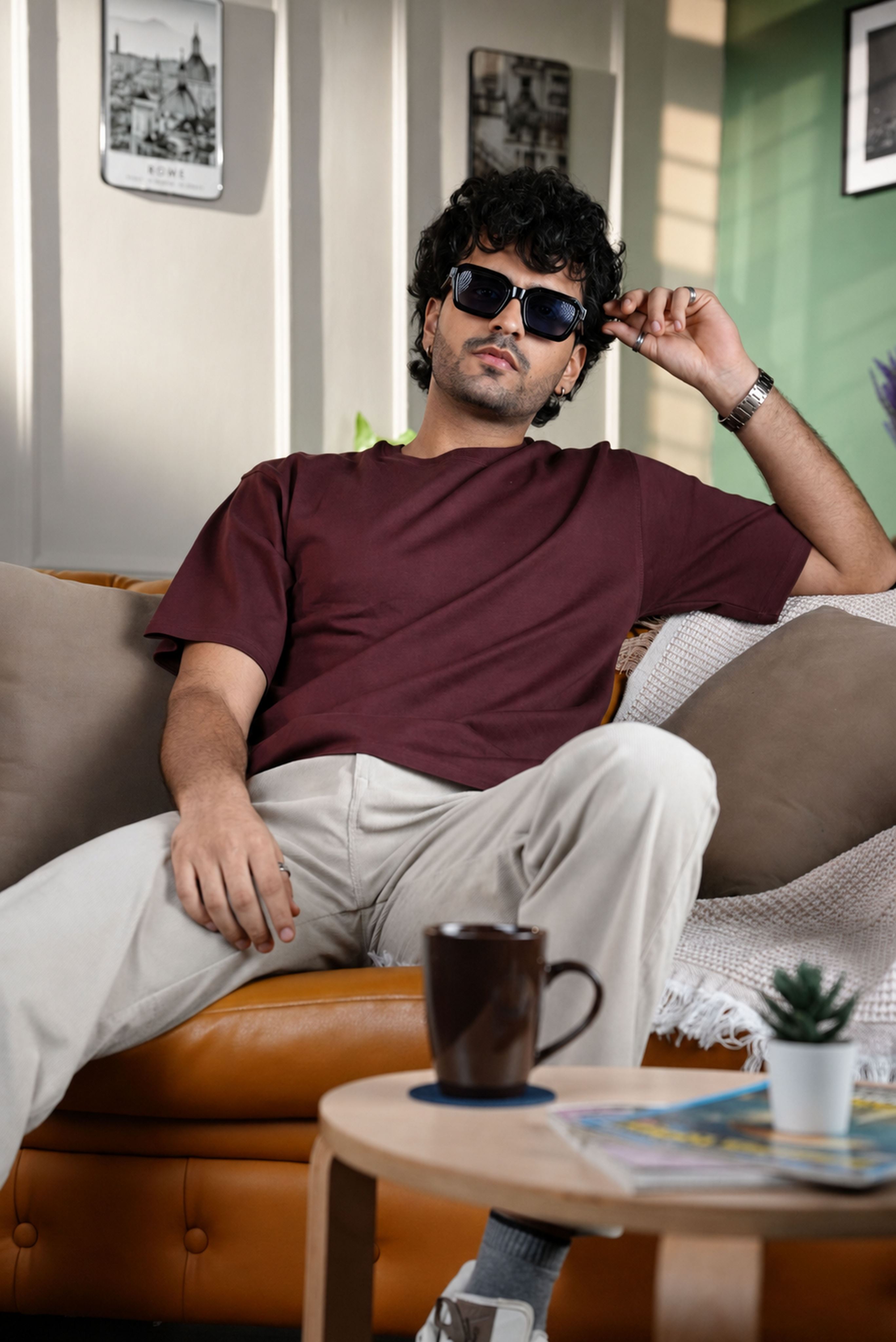 The Heavyweight Tee - Maroon