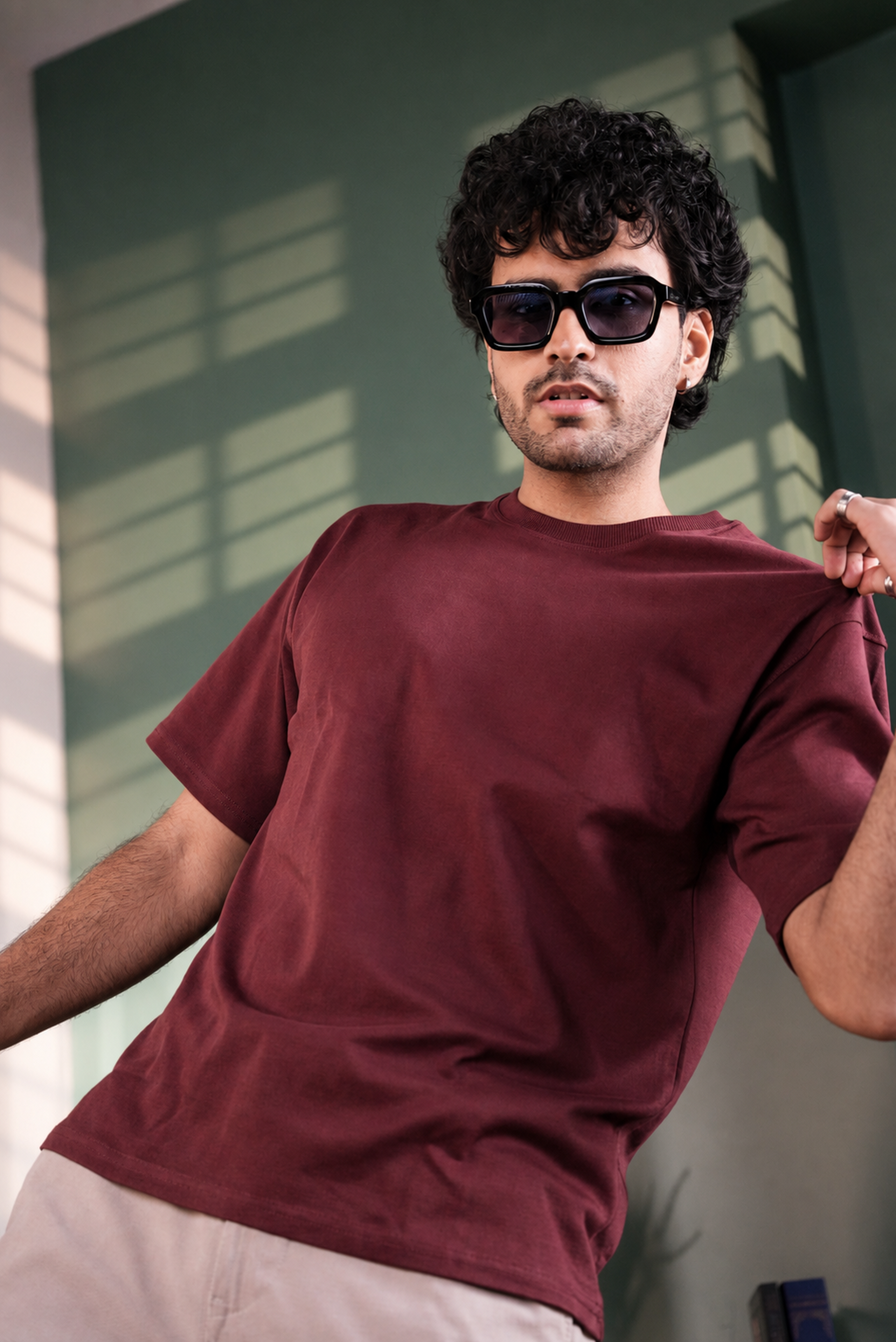 The Heavyweight Tee - Maroon