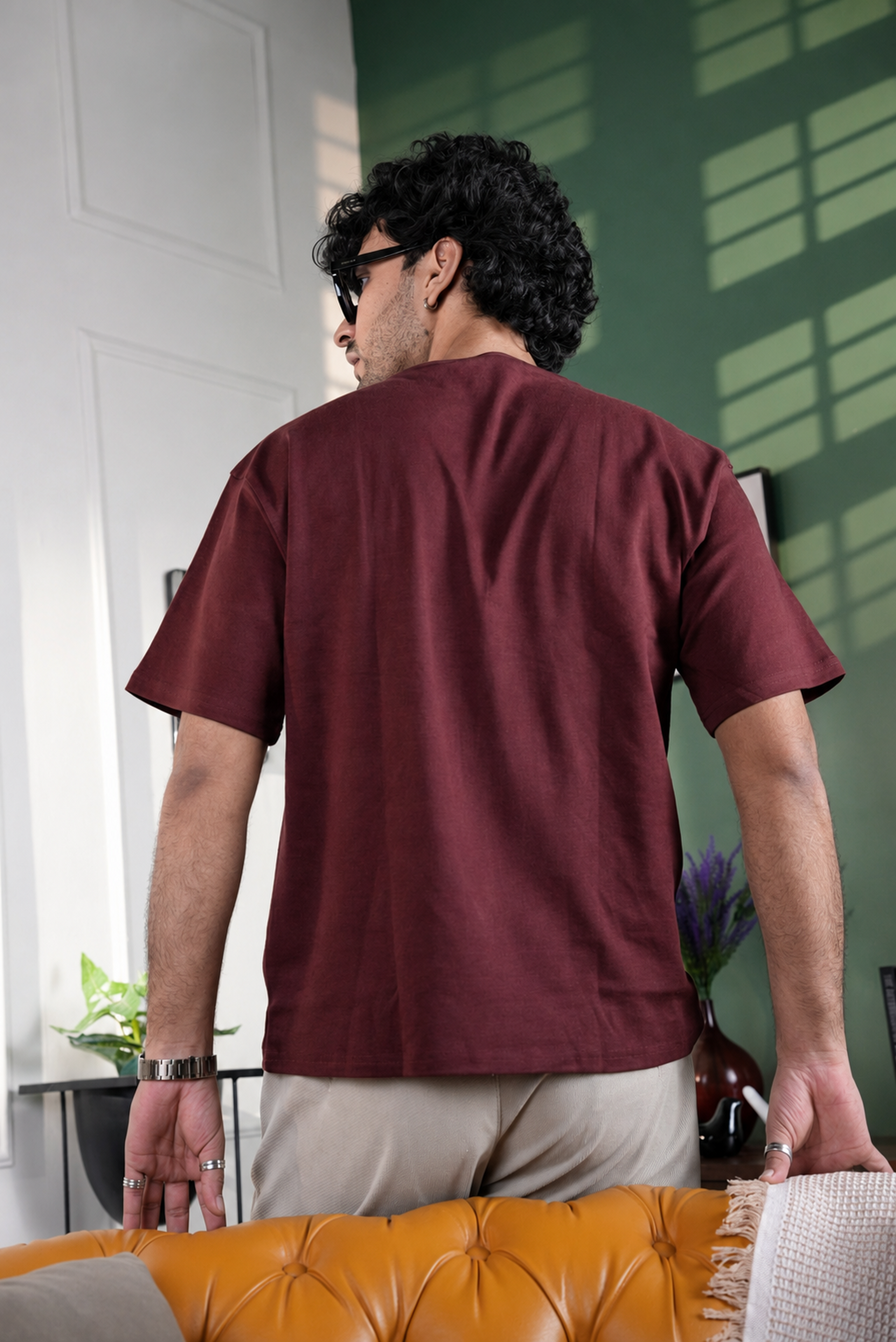 The Heavyweight Tee - Maroon